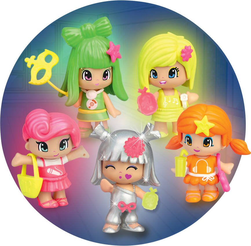 9€82 sur Pack Pinypon Fête Disco avec 5 figurines incluses - Figurine pour  enfant - Achat & prix