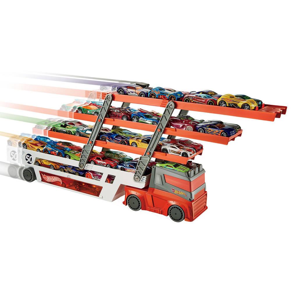 Camion transporteur de voiture hot wheels clearance