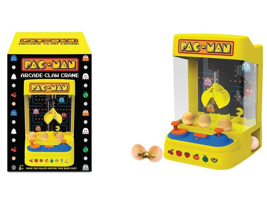 Mini Borne PAC-MAN Pousse-pièces électronique – 5 Modes De Jeu, Sons Officiels, LED, 23.5x20x31 Cm, Dès 6 Ans, Rétrogaming