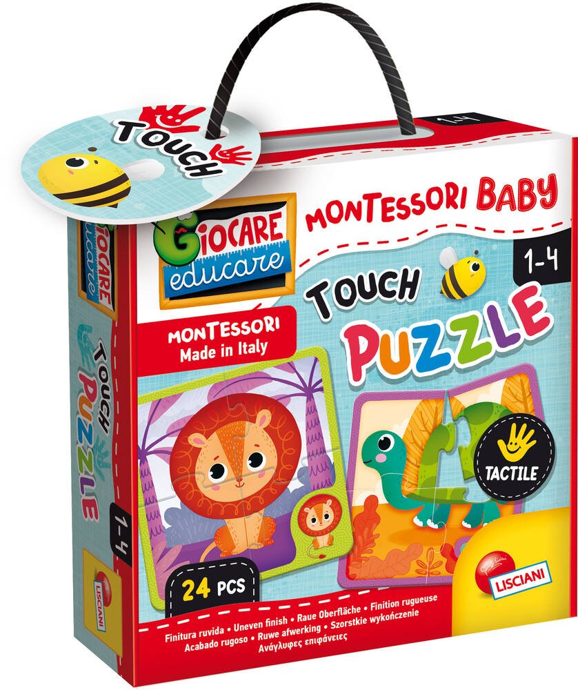 Puzzle du monde - 24 pièces - Matériel Montessori - Puzzle 4 ans