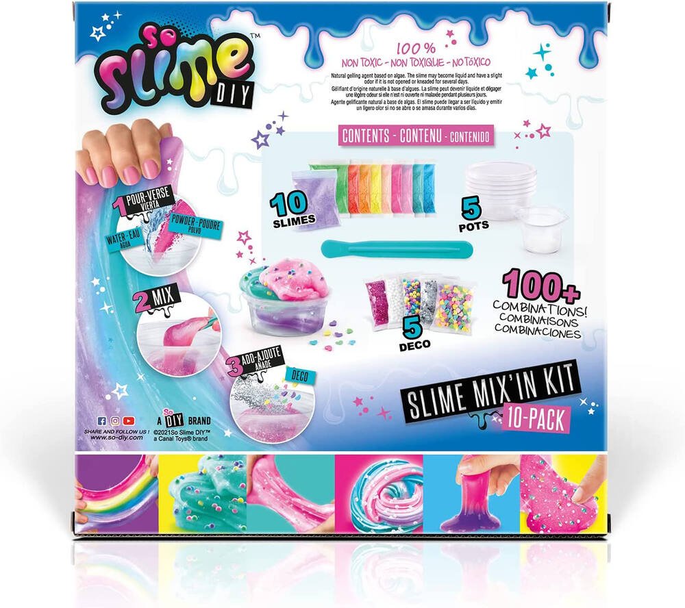 Purpledi Kit de Slime pour Enfant, Bricolage de Fabrication de
