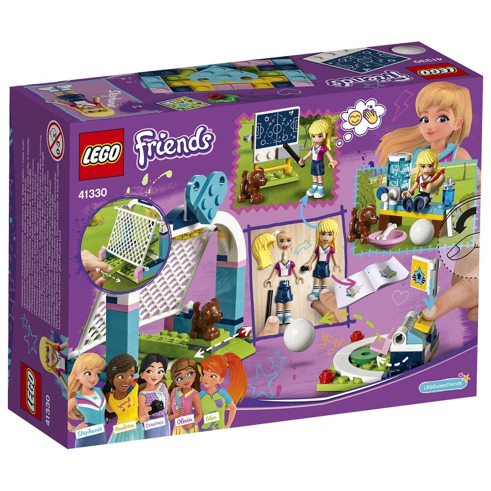 LEGO 41330 Friends - l'entraînement de Foot de Stéphanie