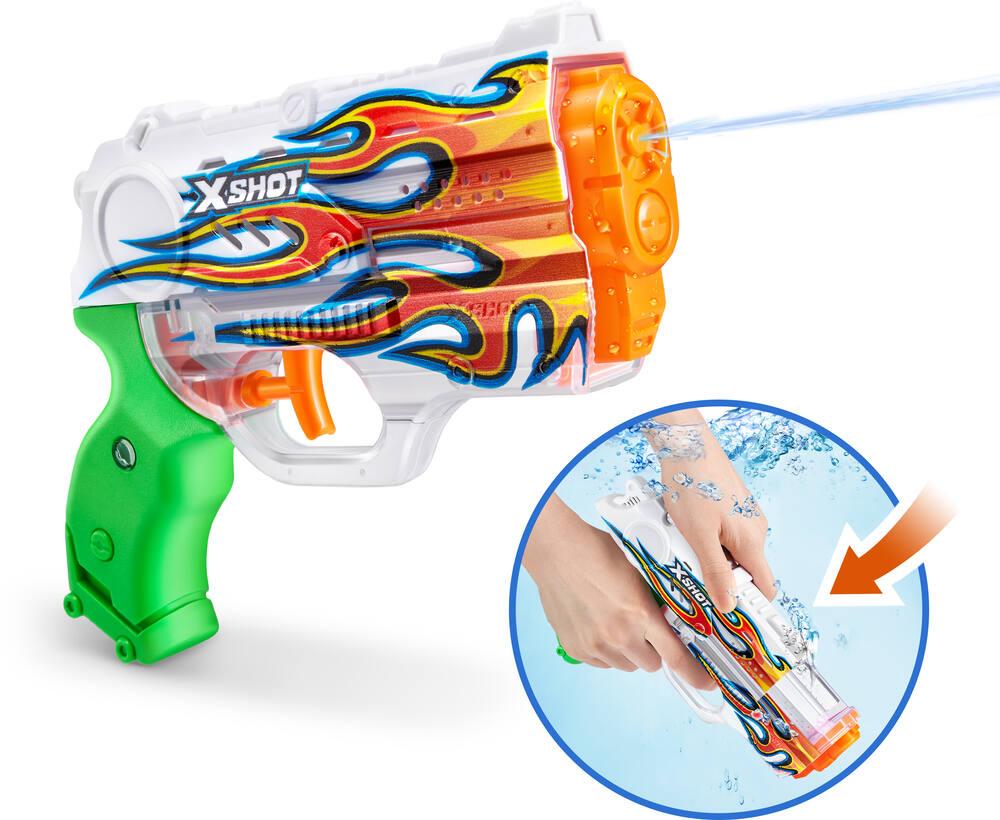 4 Pistolets à Eau Starvortex - Portée 6-10m, Idéal Été Enfants 3-10 Ans