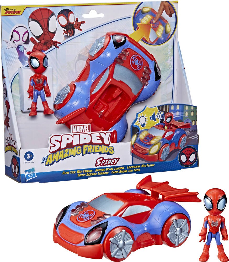 Voiture et figurine Spiderman
