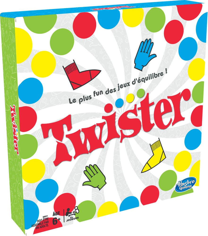 Twister Junior Hasbro Gaming : King Jouet, Jeux d'ambiance Hasbro