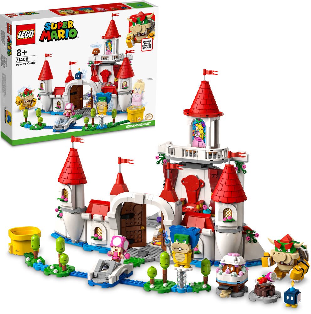 Lego®super mario™ 71408 - ensemble d'extension le chateau de peach