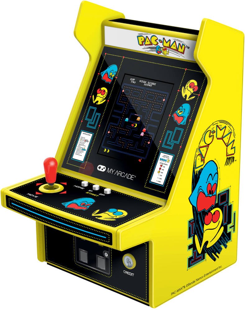 Mini jeu d'arcade classique Pac-Man, 8 ans et plus