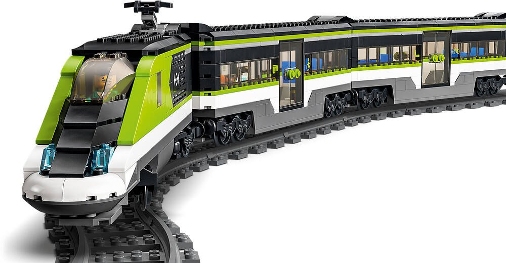 Lego®city 60337 - le train de voyageurs a grande vitesse, jeux de  constructions & maquettes