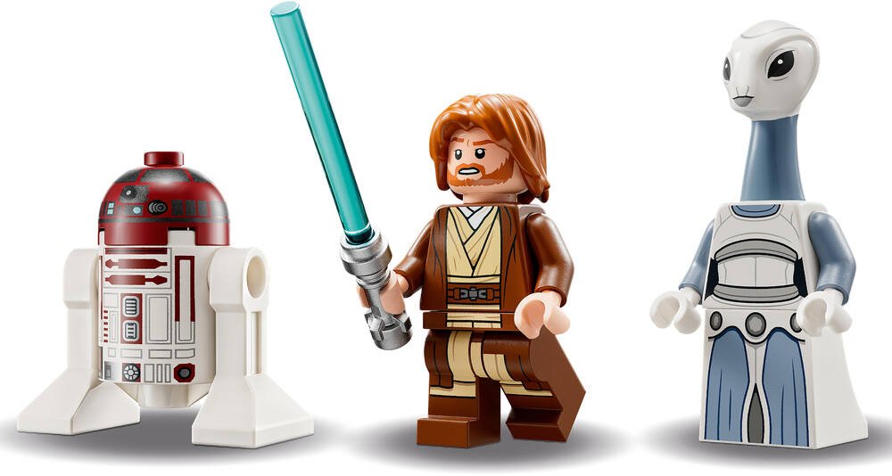Véhicule chasseur d'étoile Star Wars et figurine Obi-Wan Kenobi Jedi, Véhicules et circuits