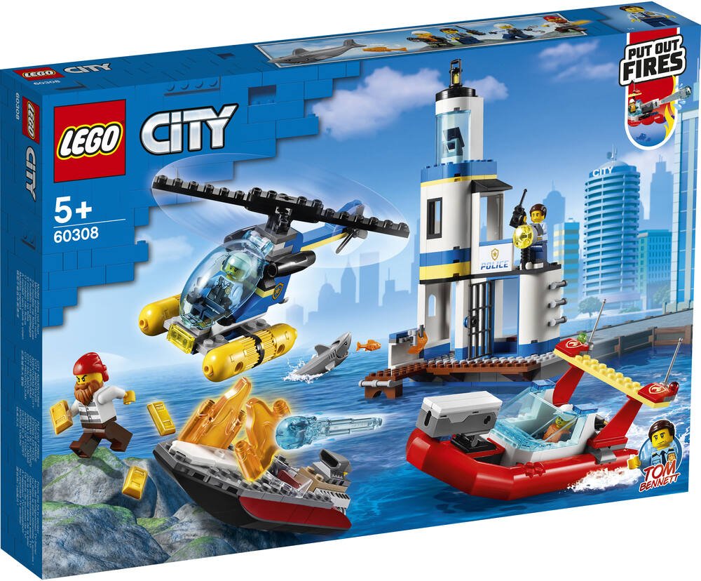 LEGO CITY 60308 - LES GARDES-COTES ET LES MARINS-POMPIERS EN MISSION