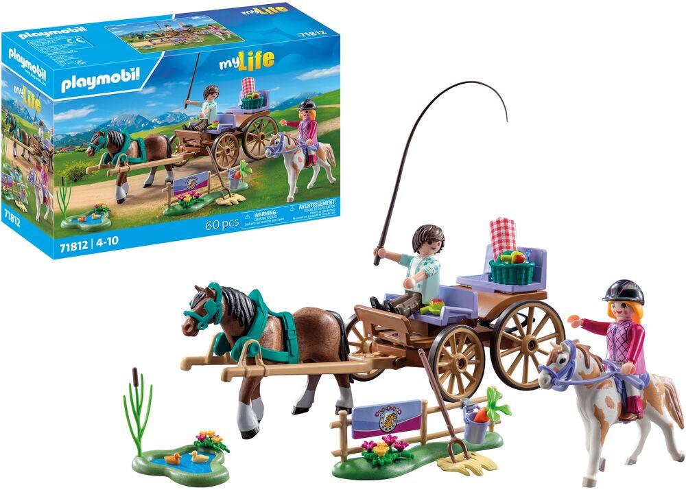 Jouet en fonte antique 2 crochet tiré par des chevaux et échelle camion de pompiers chariot chariot 15 » - Canada