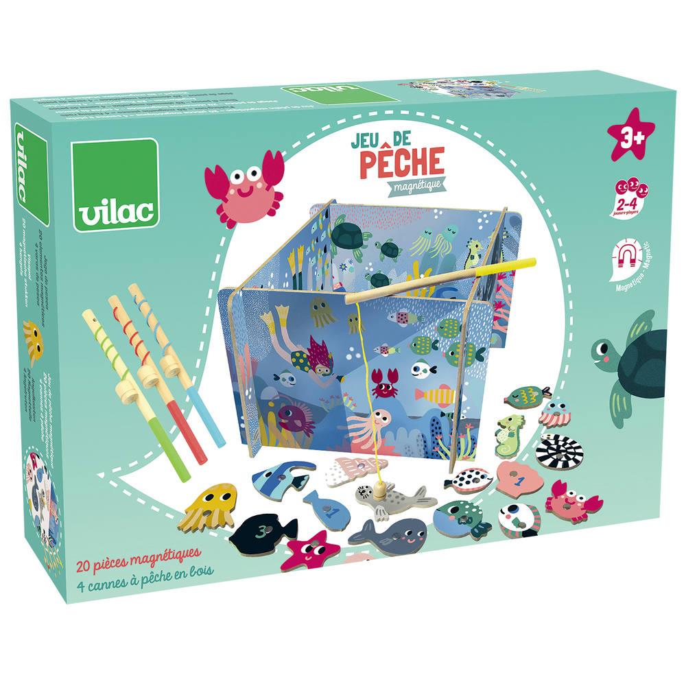 jeu de peche magnetique en bois