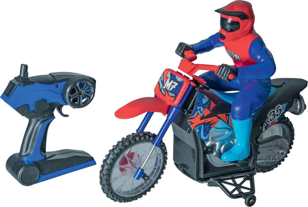 Moto télécommandée pour enfants avec roues arrières conçues pour drifter 2,  4ghz - Conforama