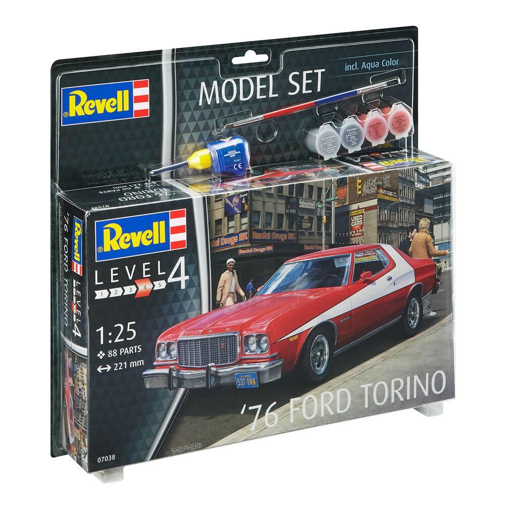 Model set 76 ford torino jeux de constructions maquettes