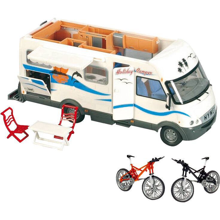 Coffret camping car, vehicules-garages