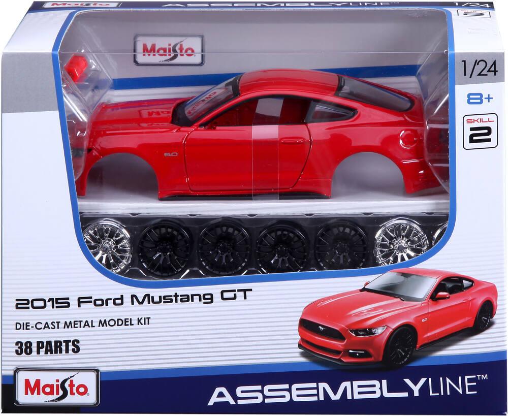 Maisto AMG GT & 2015 Ford Mustang GT セット 1/24 kit metal - maisto - ford mustang gt 2015 | vehicules-garages