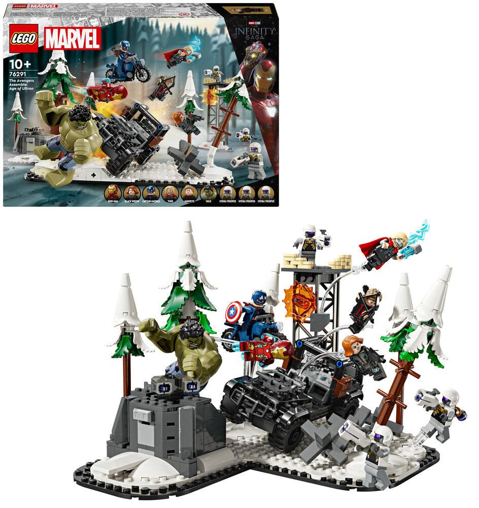 Lego marvel super heroes 76291 avengers rassemblement l ere d ultron jeux de constructions maquettes joueclub