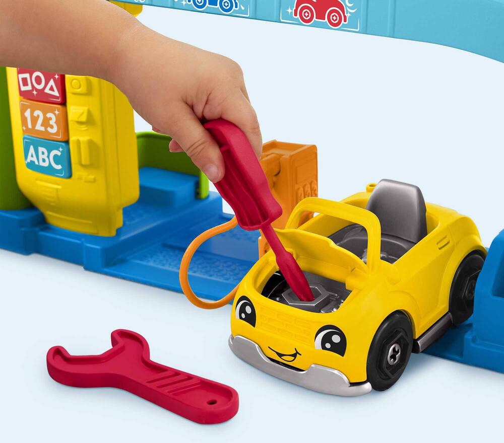Fisher price little people car garage top