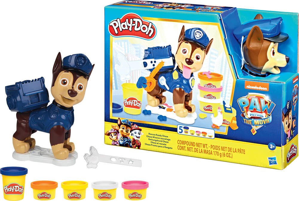 Play doh - la pat'patrouille - chase mission sauvetage, figurines