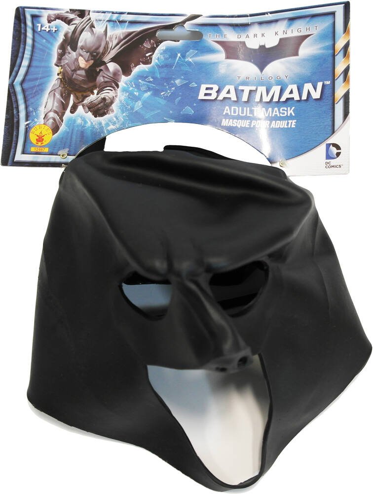 Masque de Batman pour hommes et femmes en Latex tête complète - Déguisement  Mania