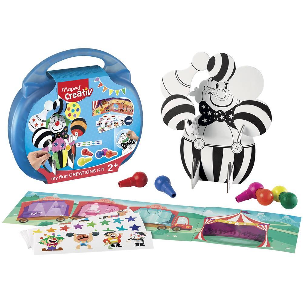 Early Age My First Creations Kit Gommettes Et Coloriage Activites Creatives Et Manuelles Joueclub