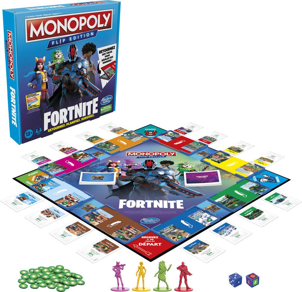 Fortnite - monopoly, jeux de societe