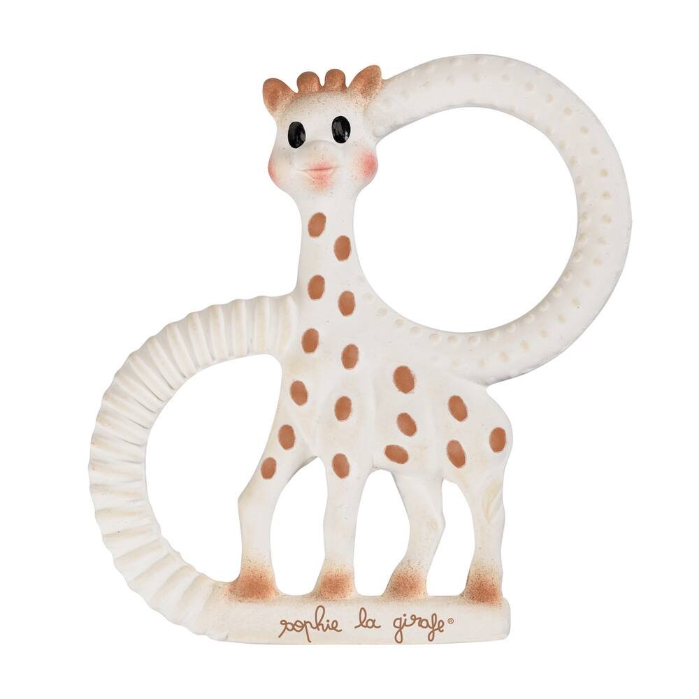 Jouet de dentition / bain avec grelot girafe - Miniatures Factory