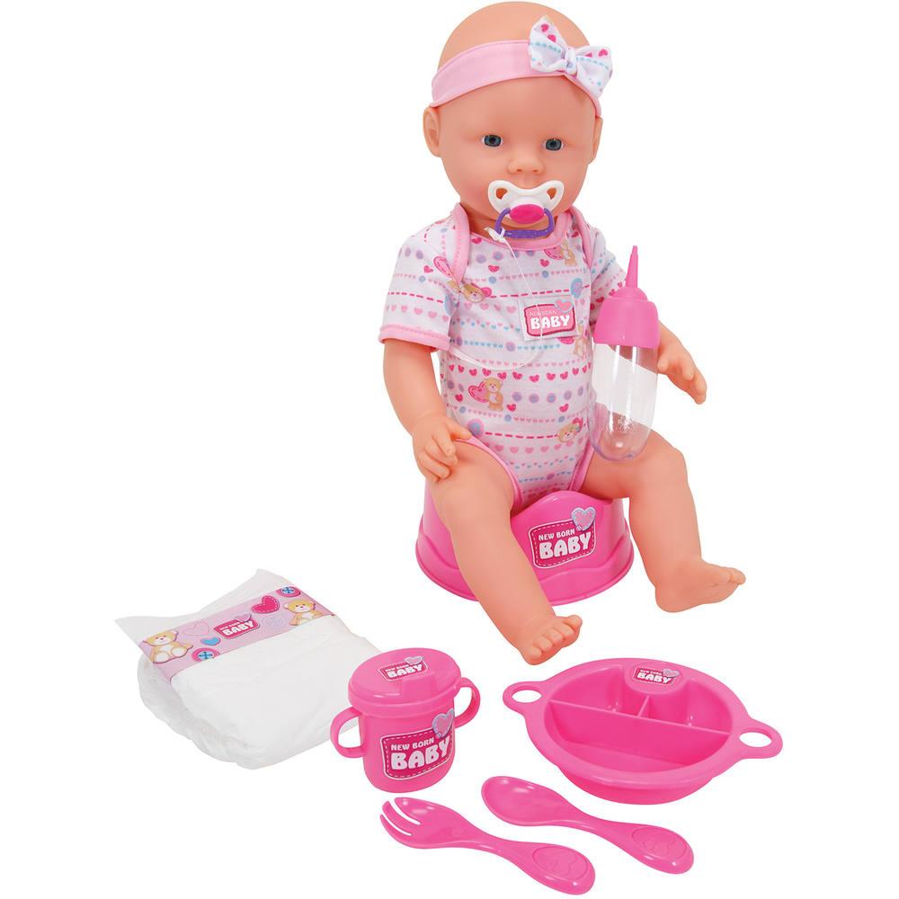 New Born Baby Poupon Rose 43 Cm Boit Et Fait Pipi Poupees Joueclub New Born Baby Poupon Rose 43 Cm Boit Et Fait Pipi Poupees Joueclub