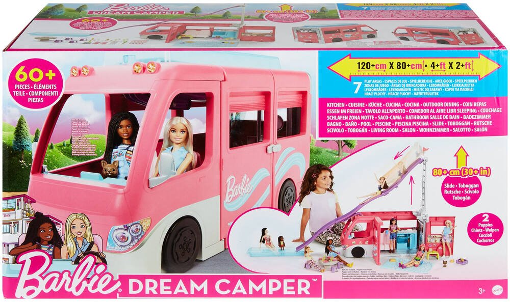 Barbie - Barbie - Mega Camping-Car De Barbie - Accessoire Poupee - Poupées  - Rue du Commerce