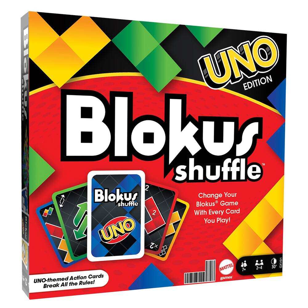 Blokus Uno Mattel Games : King Jouet, Jeux de cartes Mattel Games - Jeux de  société