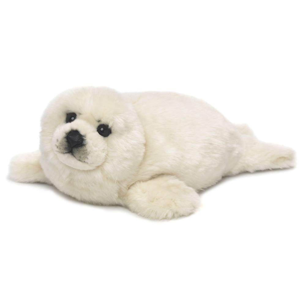Peluche Wwf Phoque Creme 38 Cm Peluche Joueclub