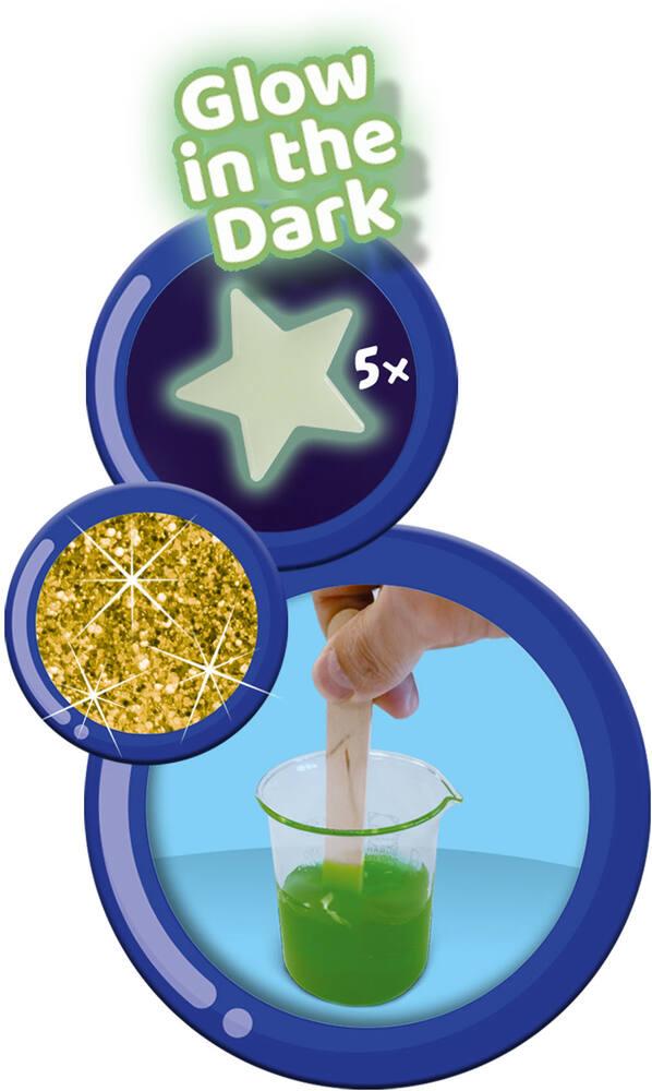 Kit Slime Lab Phosphorescent – À Mélanger, Paillettes Et étoiles Brillantes