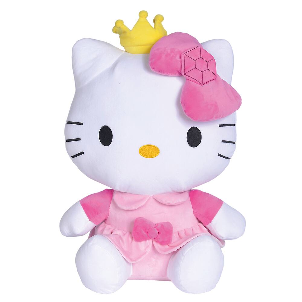 Hello Kitty - Peluche Hello Kitty Robe Noir Tête de Mort - 15cm - Qualité  Super Soft