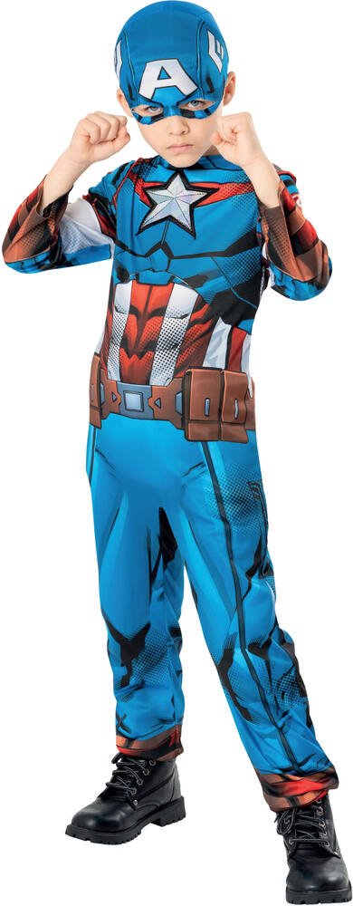 Marvel - avengers - deguisement - captain america - taille s 3-4