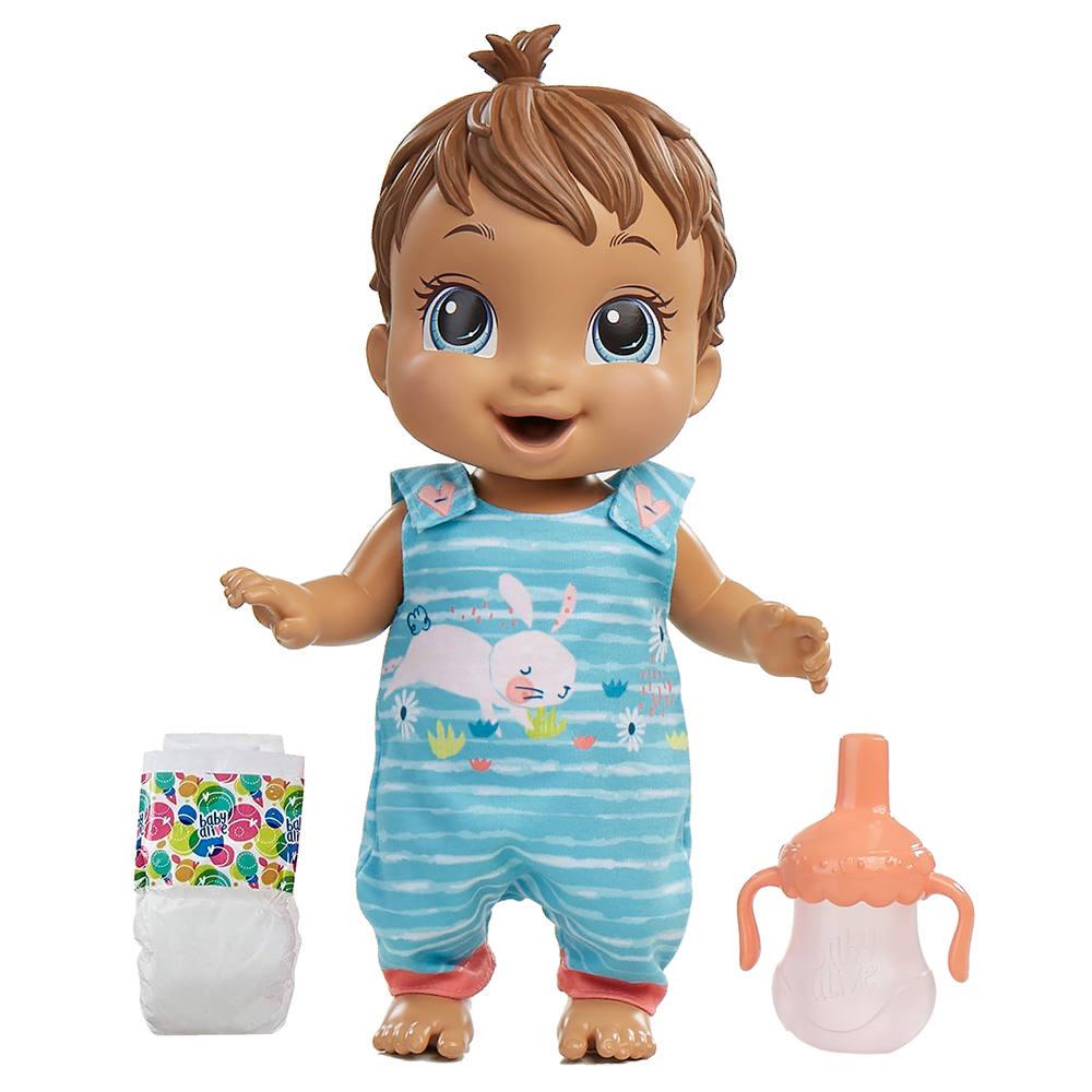 Poupee baby alive bebe sautille cheveux bruns | poupees | jouéclub