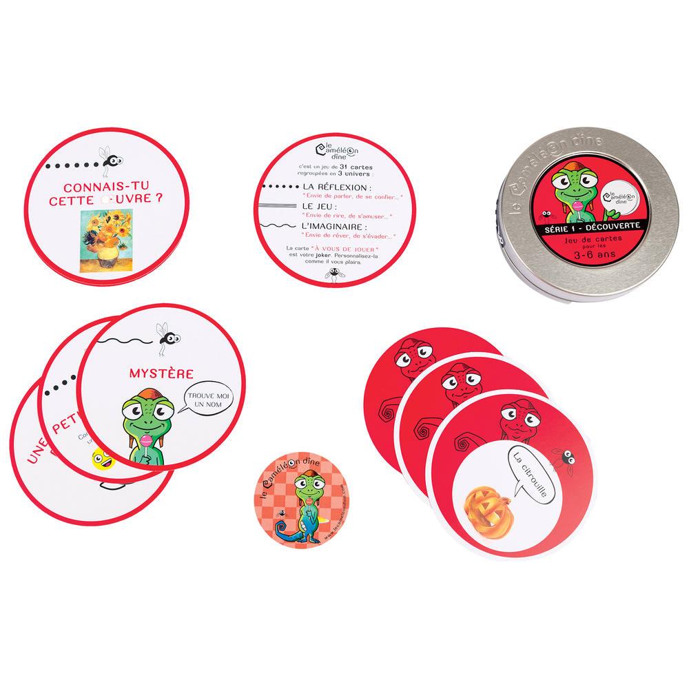 Coffret le cameleon dine rouge 3 6 ans | jeux d'imitation Coffret le cameleon dine rouge 3 6 ans | jeux d'imitation
