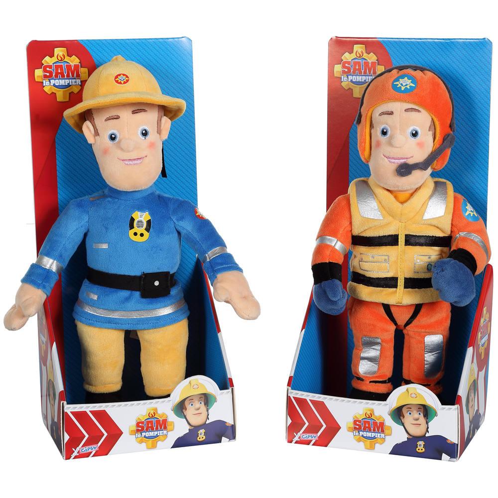 peluche sam le pompier