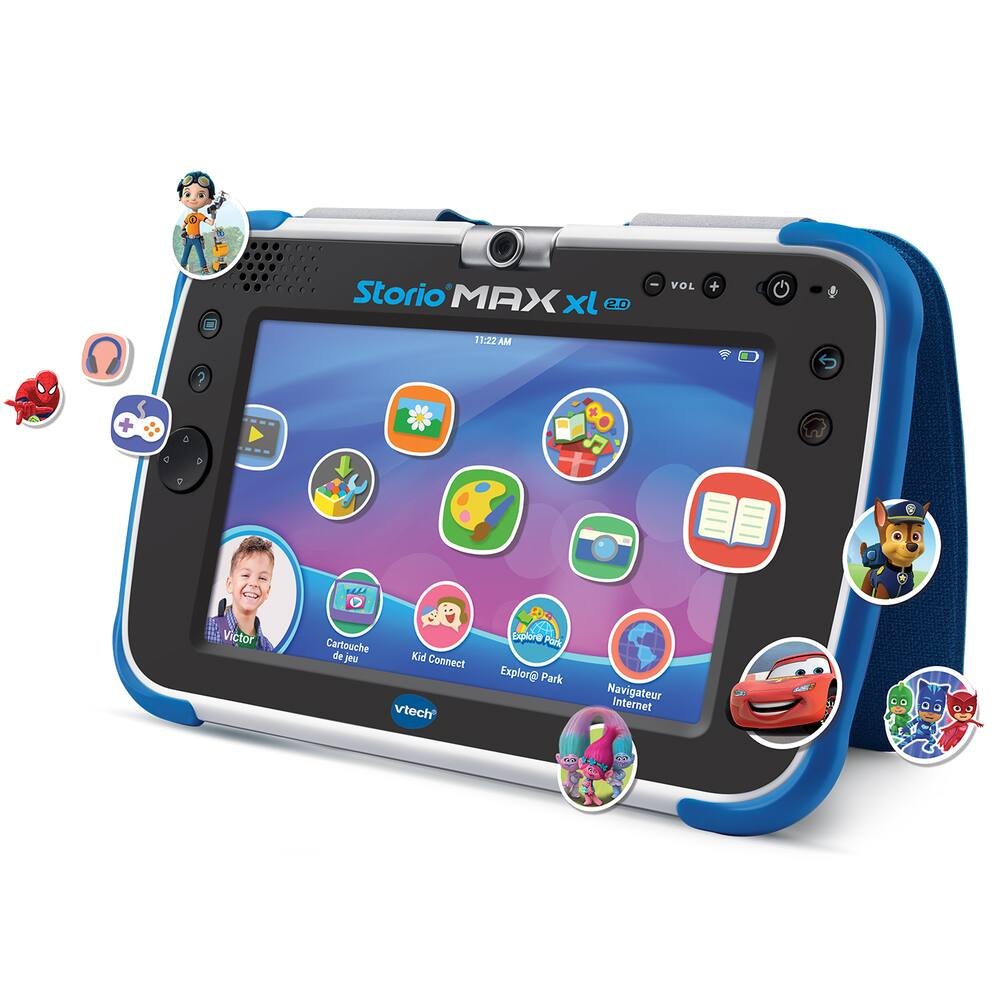 Tablette storio max xl 2.0 bleue, jeux educatifs