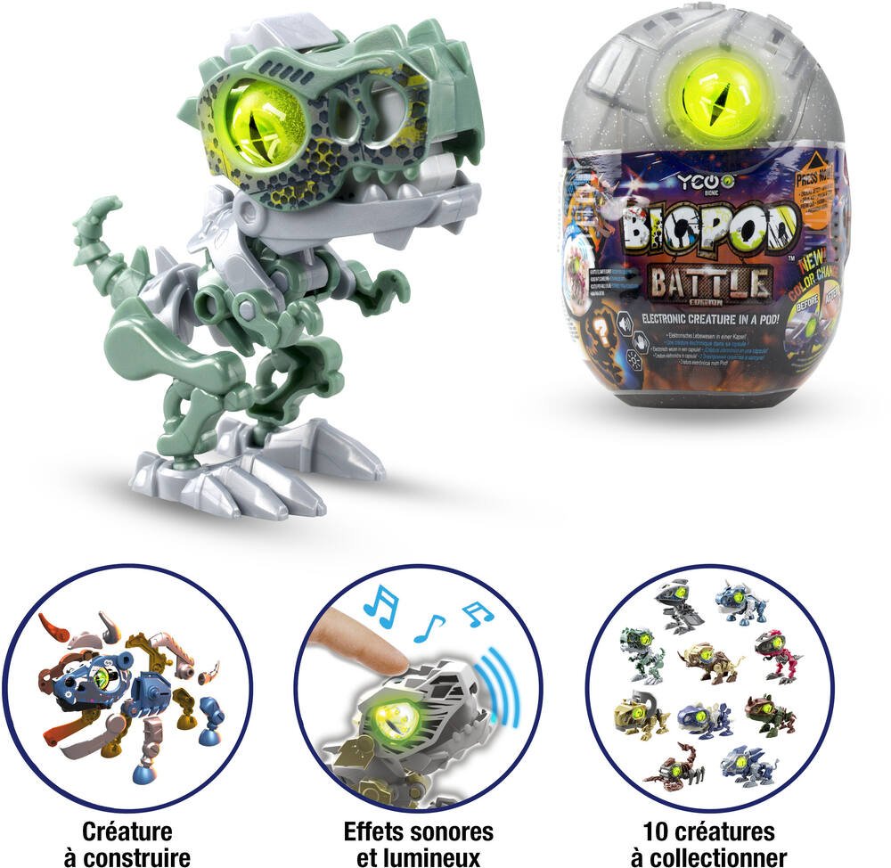 Mini robot à construire Biopod battle single Ycoo