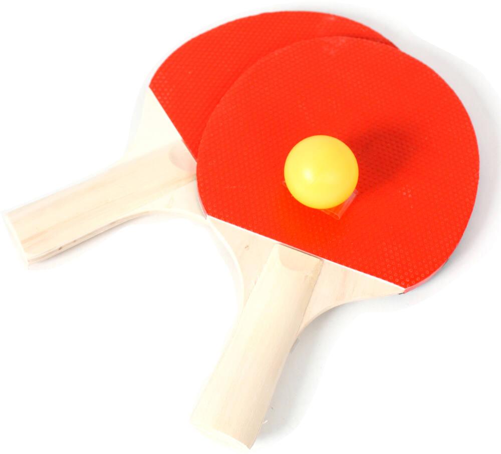 SET DE PING Pong avec 2 raquettes et 3 balles avec sa housse de