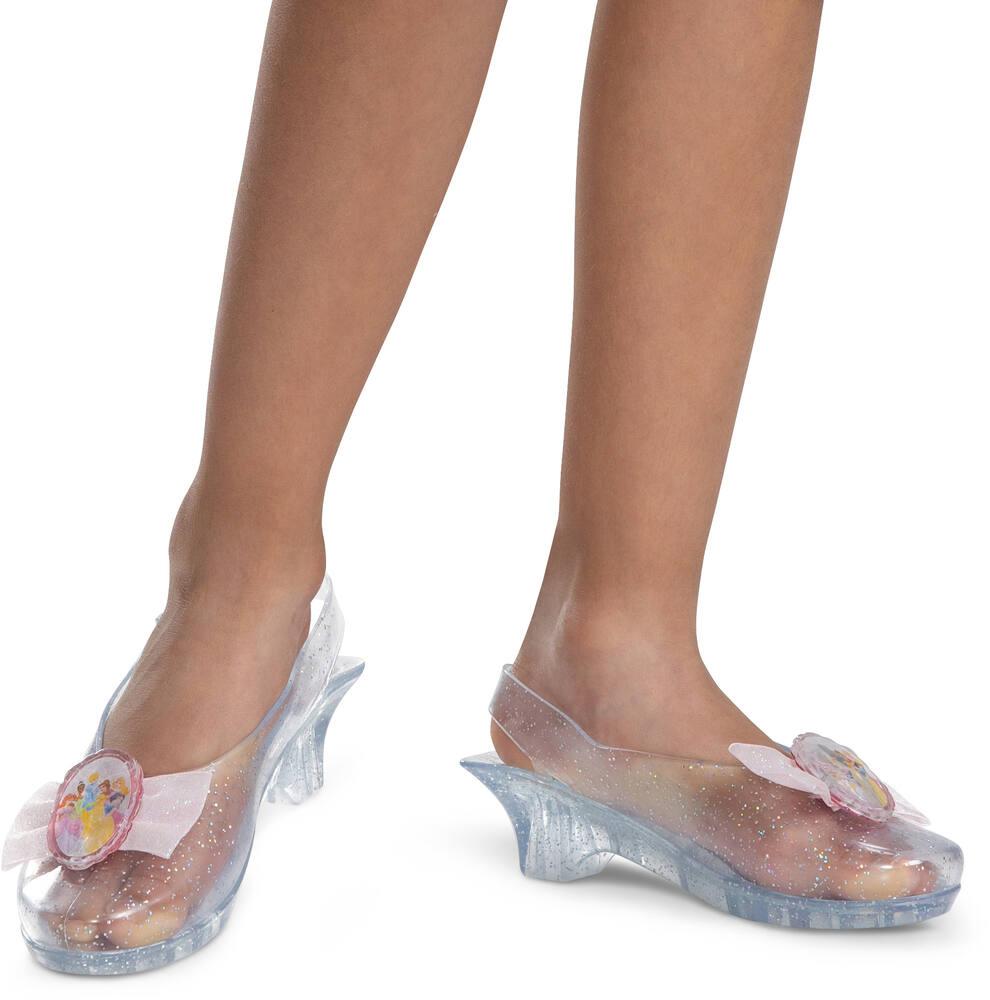 Chaussures Princesse à Talons Pour Petites Filles - Avec Nœuds Et Décor Cristal - Idéales Pour Déguisement, Fête, Cosplay Et Séances Photo