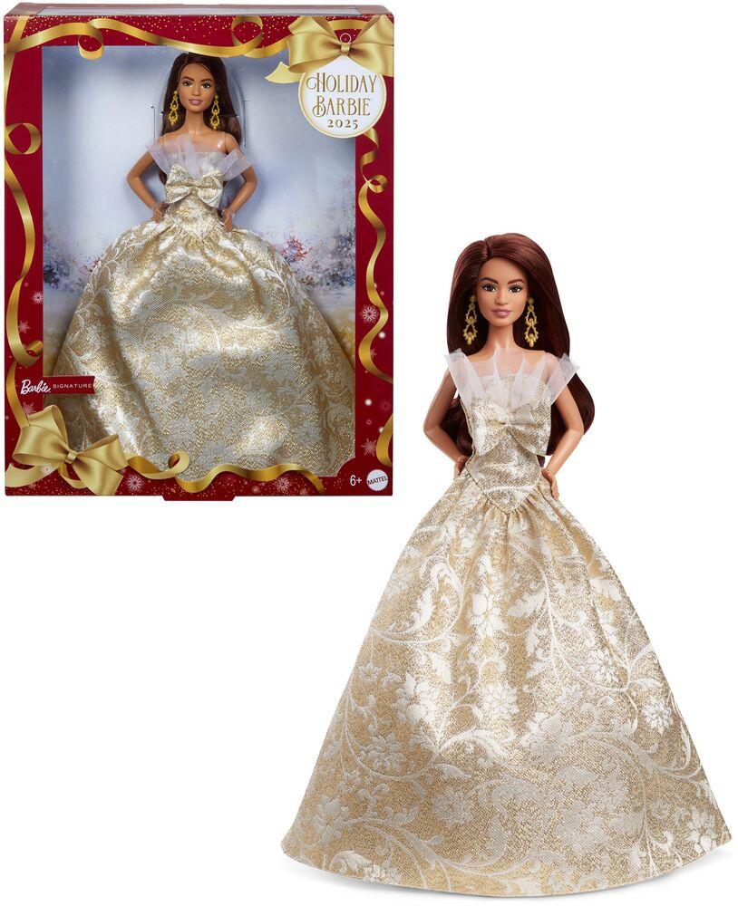 Poupée Barbie Joyeux Noël 2024 - Blonde - King Jouet