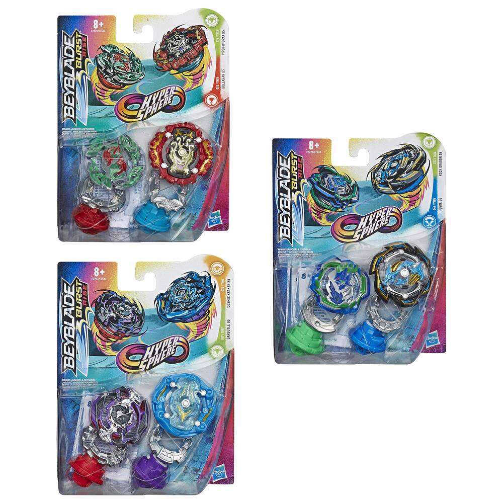 Beyblade burst rise pack duel hypersphere toupies erase, comme a l'ecole -  rentree scolaire