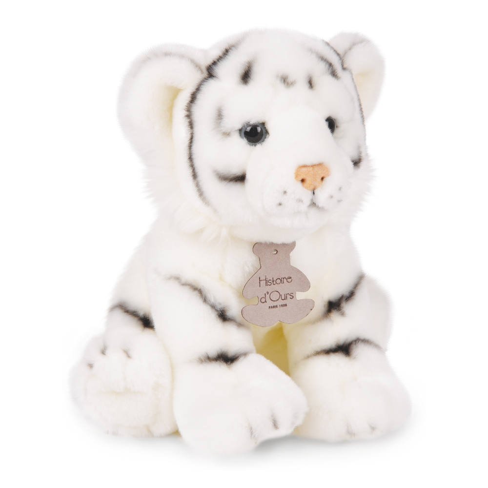 tigre blanc en peluche