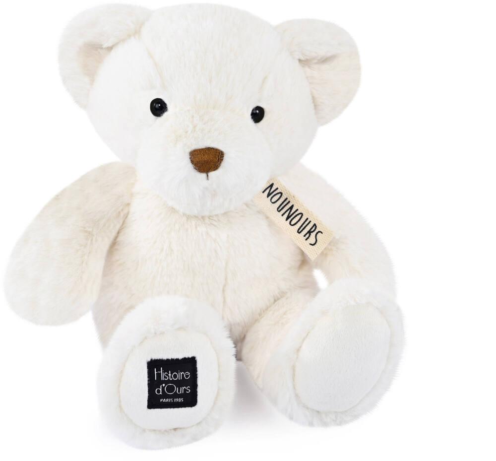 PELUCHE LE NOUNOURS BLANC 28 CM
