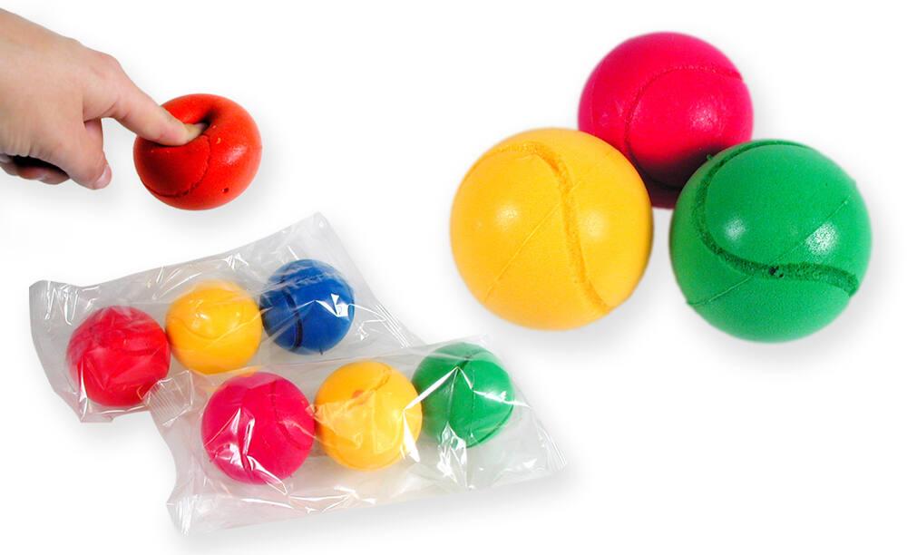 3 balles mousse 7 cm | jeux exterieurs et sports | jouéclub 3 balles mousse 7 cm | jeux exterieurs et sports | jouéclub