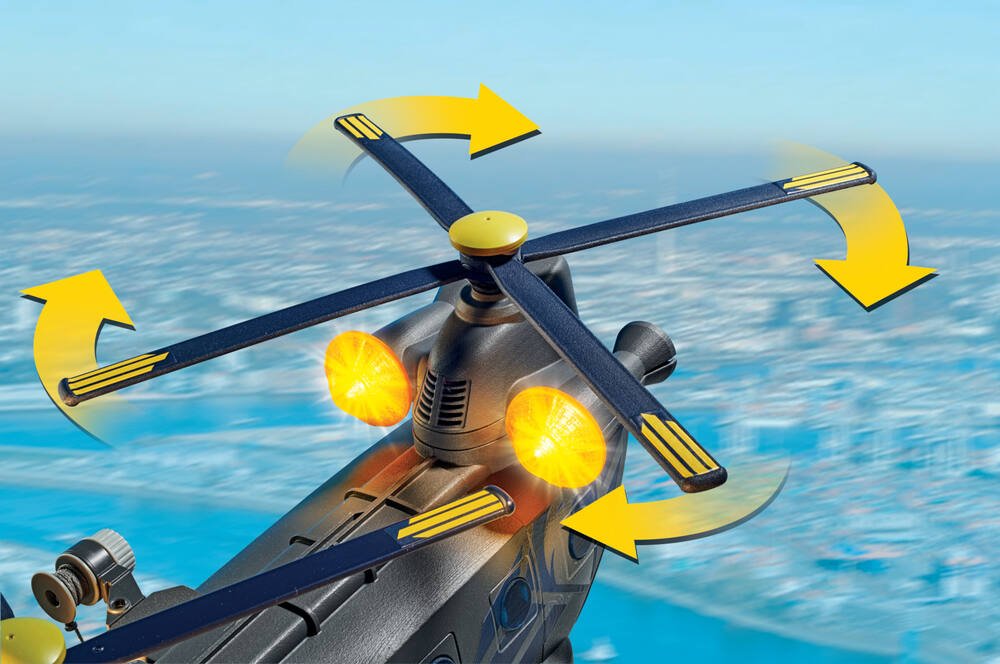 playmobil hélicoptère