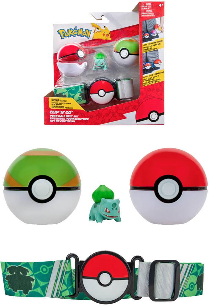 Pokemon ceinture poke ball nest ball et bulbizarre fetes et anniversaires joueclub