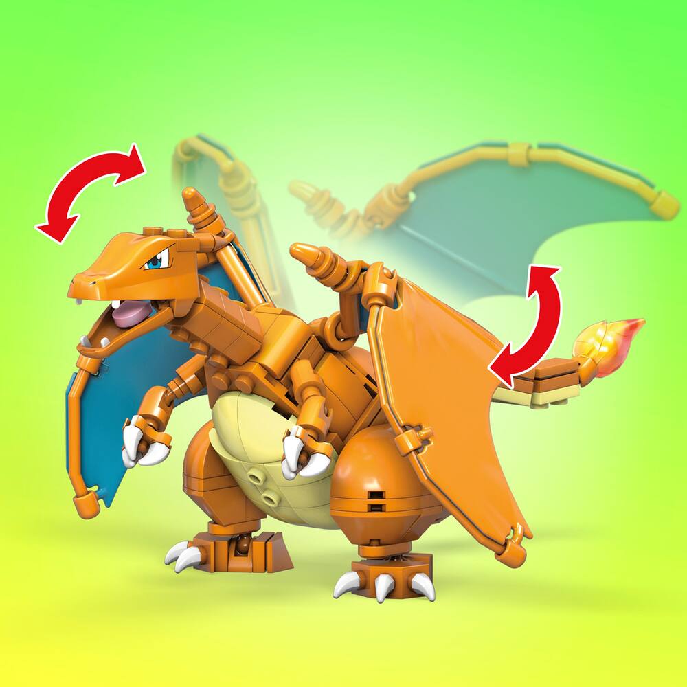 Dracaufeu - Pokémon à construire Mega Bloks : King Jouet, Lego