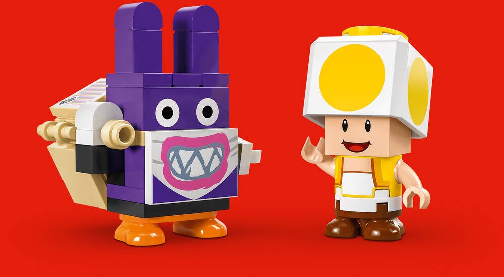 LEGO Super Mario 71429 Ensemble d'Extension Carottin et la Boutique Toad,  Jouet pour Enfants Dès 6 Ans avec 2 Figurines pas cher 